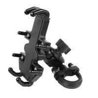 Aluminum Motorcycle mobile phone holder handlebar fixed riding accessories GPS navigation bracket compatible with RAM Mounts