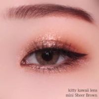 คอนแทคเลนส์ Kitty kawaii mini sheer brown