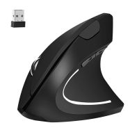 Pc Gaming Accessories Ergonomic Wireless Mouse for Laptop Desktop  Black Wireless Vertical Mouse Basic Mice