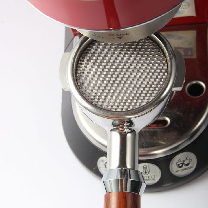 เครื่องชงกาแฟสแตนเลสสตีลทนความร้อนได้ตาข่ายกรองกาแฟขนาด51-53-58มม-อุปกรณ์ทำครัวตัวกรองแบบกดกาแฟสำหรับผู้ผลิตกาแฟฝรั่งเศส