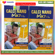 [Hộp 100 viên] Viên uống Liquid Calcium Nano Mk7 Giúp bổ sung Canxi, Vitamin K2, D3 và khoáng chất cần thiết cho cơ thể hỗ trợ phát triển chiều cao ở trẻ, ngừa loãng xương ở người già thumbnail