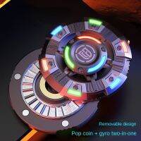 ปลายนิ้ว Gyro 2023ใหม่ Pop Coin Multi-Function Decompression Decompression ผู้ใหญ่ Finger Toy