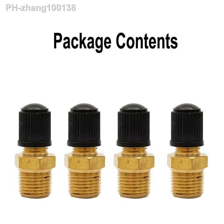 1/4PCS 25mm Brass NPT Brass Air Tank Fill Valve Air Tools Accessories