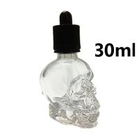 7สีสเปรย์แก้ว Bitter Dropper ขวดขัด Skull Bitter ขวด Bitter Medicine Dropper Bitter ขวด30/60/120Ml