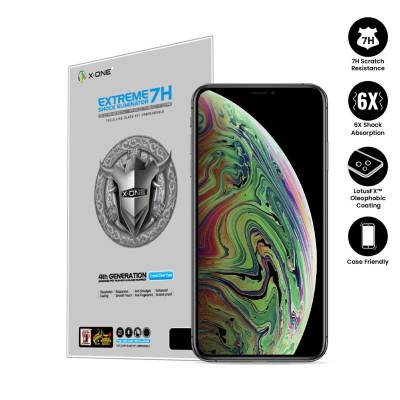 Apple iPhone X ( iPhone 10) X-One Extreme Shock Eliminator 7H ( 4th Clear Screen Protector