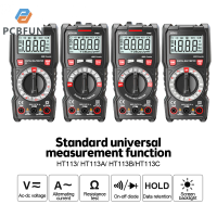 pcbfun 600V มัลติมิเตอร์ดิจิตอลวัดแรงดันไฟฟ้าแบบแมนนวลการทดสอบแบต Ac/ ต้านทานไฟฟ้ากระแสตรงและความต่อเนื่อง