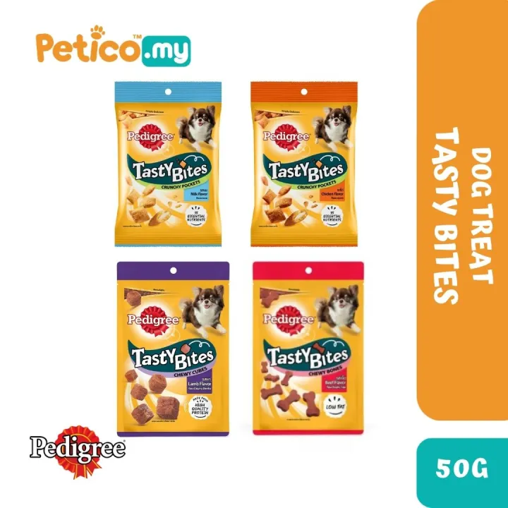 Pedigree Tasty Bites Dog Snack 50G/60G