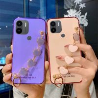 เคสสำหรับ Redmi A2 Plus A1 Plus บวกเคสรักสร้อยข้อมือป้องกันการตกป้องกันลายนิ้วมือซิลิโคนนิ่มแฟชั่นสำหรับ Redmi A2 Plus A1 Plus ฝาครอบด้านหลัง บวก