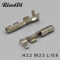 ☄ 50-500Pcs ST730622-3 H62 Brass Tinned 1.0mm Automotive Terminal Automotive Connector Female Terminal DJ624A-1×0.6A