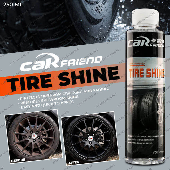 Premium Car Friend Tire Shine 250ml - Tire Detailer   Tire Gloss   Tire 