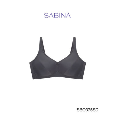 Sabina เสื้อชั้นใน Invisible Wire (ไม่มีโครง) รุ่น Function Bra รหัส SBO375SD สีเทาเข้ม