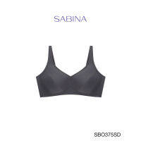 Sabina เสื้อชั้นใน Invisible Wire (ไม่มีโครง) รุ่น Function รหัส SBO375SD สีเทาเข้ม