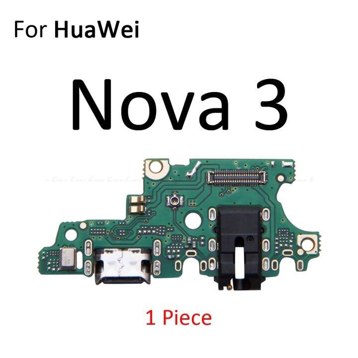 ขั้วต่อพอร์ตชาร์จชิ้นส่วนบอร์ดสายดิ้นพร้อมไมโครโฟนไมค์สําหรับ-huawei-nova-7i-7-6-se-5t-5i-4e-4-3-3i-3e-2s-2i-2-plus