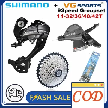 Shimano altus 9 online speed chain