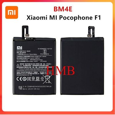 Xiao Mi ต้นฉบับ100% BM4E 4000MAh แบตเตอรี่สำหรับ Xiaomi MI Pocophone F1 BM4E โทรศัพท์คุณภาพสูงเปลี่ยนแบตเตอรี่