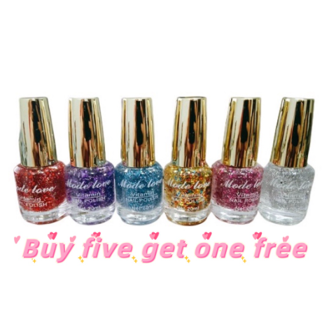 Mode love vitamin nail polish Glitter Nail Polish Spring Color ...