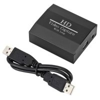 YUANFENGGIA HD สำหรับ PS4การ์ดบันทึกเกมเครื่องบันทึกเกมห่วงออกบันทึกเกมเข้ากันได้กับ USB HDMI ไปยัง USB USB วิดีโอการ์ดบันทึกวิดีโอ2.0เครื่องจับภาพวิดีโอการ์ดบันทึก HDMI