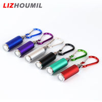 LIZHOUMIL ไฟฉายจิ๋วซูม Led,ไฟฉายส่องไฟที่แข็งแรงพร้อมพวงกุญแจจี้พวงกุญแจของขวัญหัวเข็มขัดปีนเขาสุดสร้างสรรค์