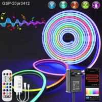 ❣20pr3412 Dreamcolor-LED Corda Faixa De Luz RGB ผลไล่ล่าการซิงค์ Tuúsica Wi-Fi Remoto 12V 24V 72 96LEDs M WS2811