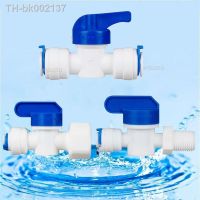 ❇◊✔ RO Water Straight Plastic Ball Valve 1/4 3/8 OD Hose Quick Connect 1/4 3/8 Male 1/2 Female Reveser Osmosis Aquarium Fitting