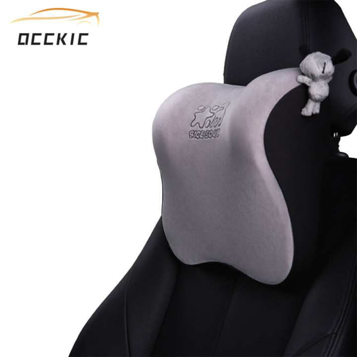 Occkic Car Headrest Driving Nap Support Memory Foam Fit Seat