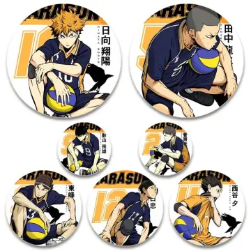 Anime Haikyuu! Volleyball Hinata Shoyo Hinata Metal Badge Brooch