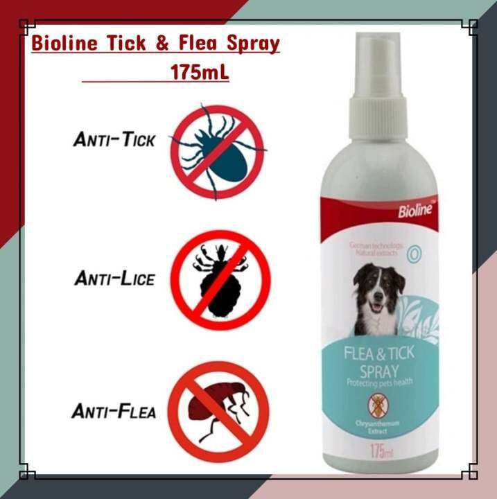 Bioline Flea and Tick Spray for Dogs and Cats (175mL) Lazada PH