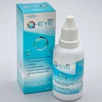 น้ำยาแช่ล้างคอนแทคเลนส์ Q-eye ขนาด 30 ML.