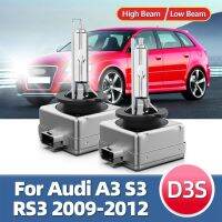 2ชิ้น12โวลต์35วัตต์ซ่อนหลอดไฟ Dc D3s ไฟหน้า Hid ไฟซีนอน6000K สำหรับ Audi A3 2009 2010 2011 2012 S3 Rs3