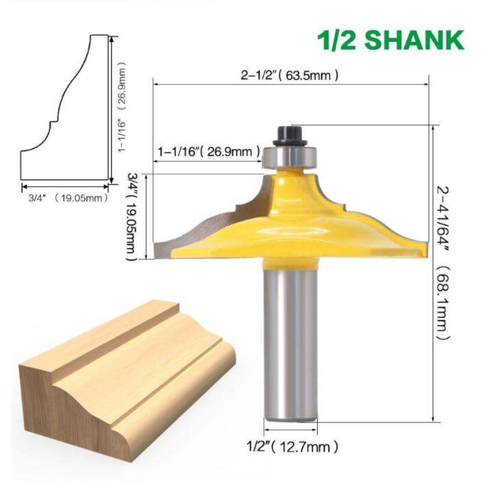 1pc-12mm-12-7mm-shank-tipped-ตารางขอบ-molding-เราเตอร์ไม้บิตทังสเตนตารางทรงกลมมุมหัวตัดเจาะงานไม้เครื่องมือ