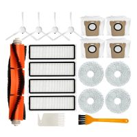 Sweeping Robot Main Side Brush Hepa Filter Dust Bag Mop Spare Parts Kit for Robot Vacuum L10S Ultra X10+ X10 Plus B101GL