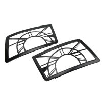 2pcs Front Light Guard Stainless Steel Headlight Protection Net Cover Replacement for Land Rover Defender 110 L663 2020-