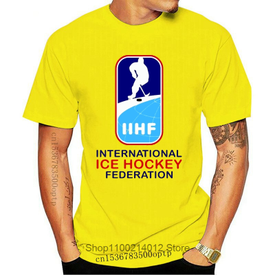 Man Clothing IIHF International Ice Hockey Federation T-shirt