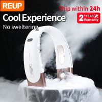 REUP 6000mAh Hanging Neck Air Conditioner Type-C USB Rechargeable Cooler 5 Speed Electric