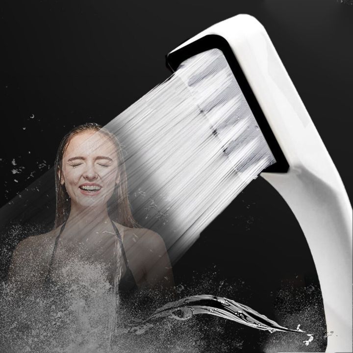 300-hole-boosting-shower-head-white-pressurized-shower-head-water-abs-sprayer-saving-pressure-filter-nozzle-bathroom-accessories-by-hs2023