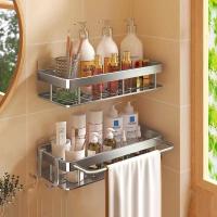 Bathroom Shelves Shelf Shower Storage Rack Holder Shampoo Toilet Organizer