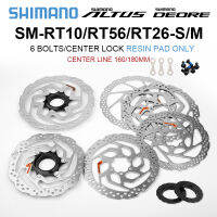 SHIMANO Deore Rotor SM RT56 RT26 160/180mm 6 Bolt เบรค Disc ALTUS RT10 Center Lock Rotor MTB จักรยาน Hyraulic เบรคโรเตอร์สำหรับ XT-huangjianping