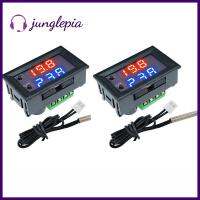 JUNGLEPIA 2ชิ้น-50ถึง110 ℃ อุปกรณ์ควบคุมอุณหภูมิไฟฟ้า12V เครื่องทำความร้อนสองสี/ถังจอแสดงผล LED ตู้เย็นทนทานเทอร์โมเย็น