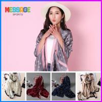 PINK A Winter Cape Pashmina Women Scarves Lady Shawl Flower Printed Neckerchief Knitted Wrap