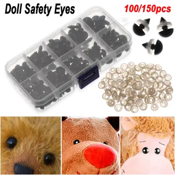 100 Sets Eyeball Doll Accessories Plush Safety Eyes For DIY Funny