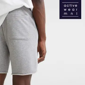 Raw edge sweat discount shorts