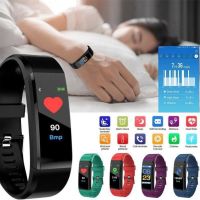 115plus smartwatch sports mens waterproof fitness tracker SmartBand heart rate blood pressure calorie monitor pedometer