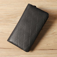 Wallet Male Genuine Leather Mens Wallets for Credit Card Holder Clutch Male bags Coin Purse Men Genuine leather Long Purse