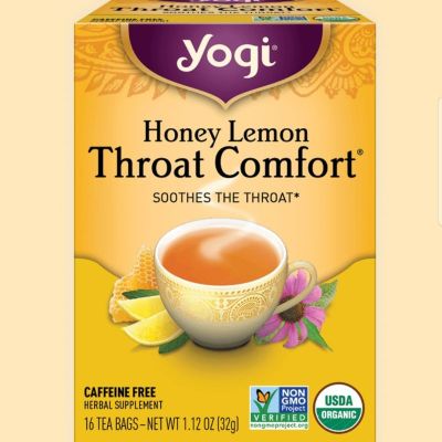 Premium for U📌ชา YOGI TEA IMMUNE SUPPORT TEA BOX ชาสมุนไพรออแกนิค สร้างภูมิคุ้มกัน เพื่อสุขภาพจากอเมริกา📌 Honey Lemon Throat