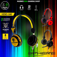 ? GAMING NUBWO HE NO-040 SPHERE HEADPHONE WITH MICROPHONE หูฟังเกมมิ่ง พร้อมไมค์ STEREO HEADSET สเตอริโอ เสียงดีมาก