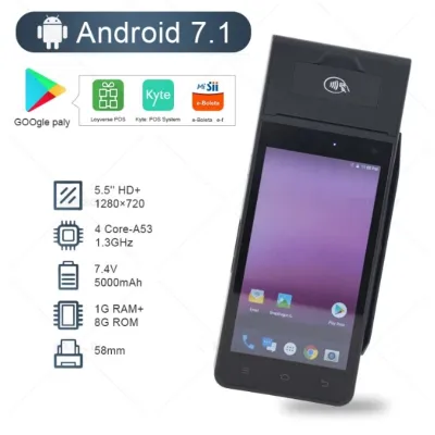 Z90แอนดรอยด์7 Pda มือถือแบบพกพา POS System 4G Terminal NFC Restaurant Payment EDC เครื่อง ATM ของธนาคารการชำระเงินด้วยบัตรโทรศัพท์