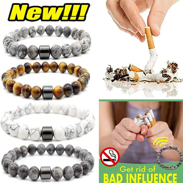 8mm-bracelet-smoking-beads-anti-smoke-cessation-protection-triple-magnet-8mm-smoke