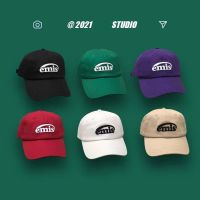 [Hat vendor]หมวกเบสบอลผ้าฝ้าย100สำหรับแฟชั่นผู้หญิงและผู้ชายหมวกปักตัวอักษรหมวกสแนปแบ็กลำลองหมวกแก๊ปกันแดดหน้าHat vendorฤดูใบไม้ผลิ2021ใช้ได้ทั้งชายและหญิง