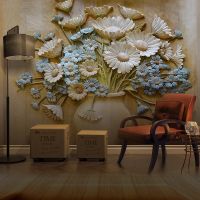 【cw】 Custom Size Embossed Vase Wallpaper Wall Painting European Room Study Bedroom Mural 【hot】 !