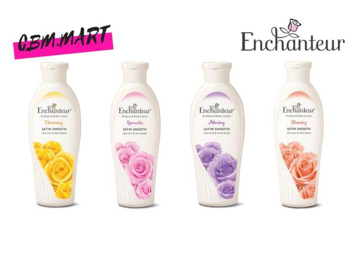 ENCHANTEUR PERFUMED BODY LOTION SATIN SMOOTH 250ML (CHARMING / ROMANTIC ...